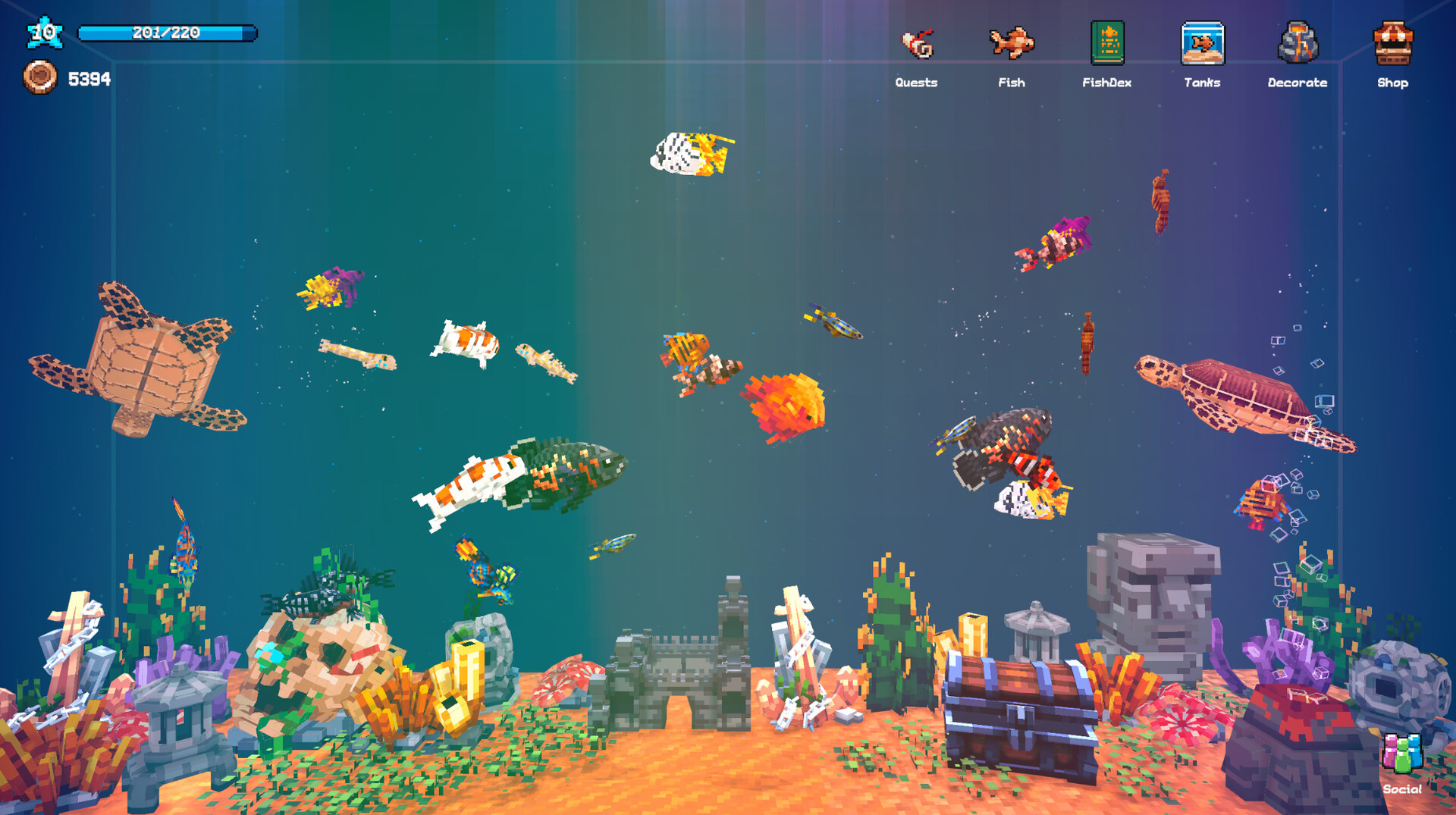 Tiny Aquarium: Social Fishkeeping screenshot