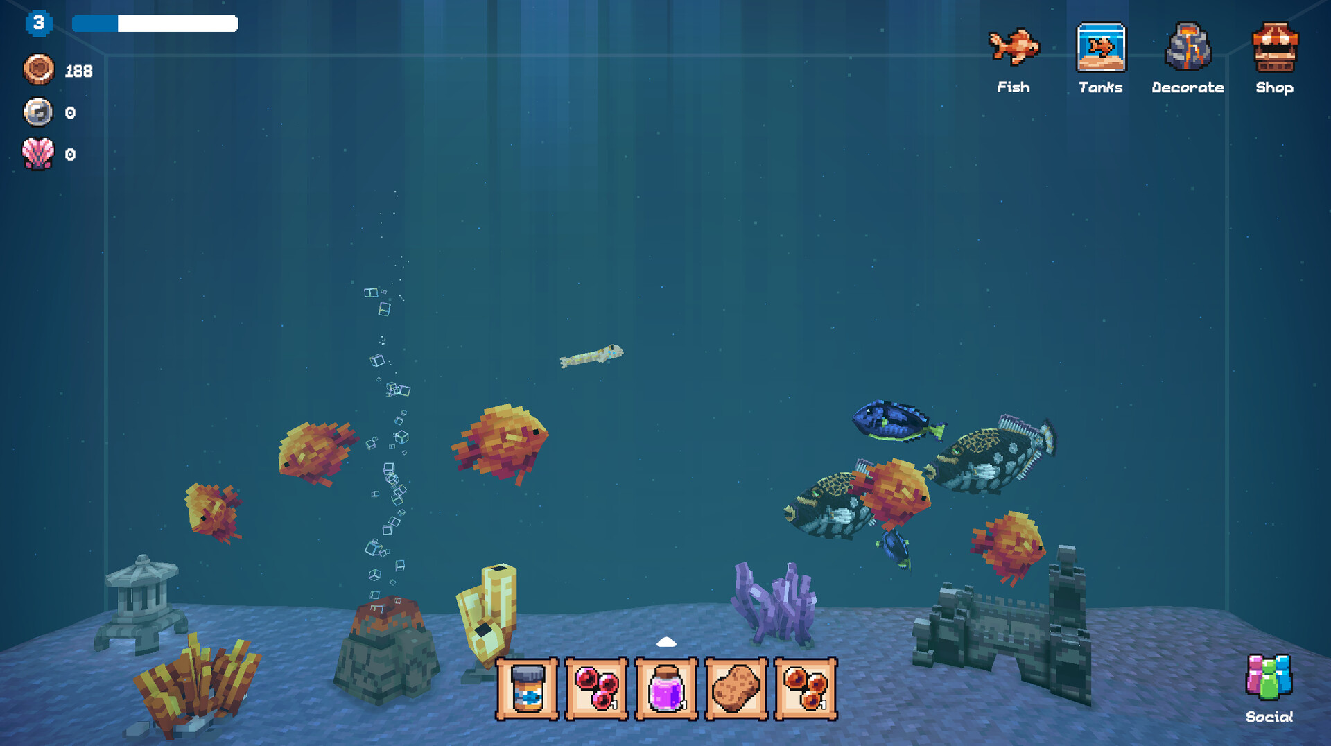 Tiny Aquarium: Social Fishkeeping screenshot