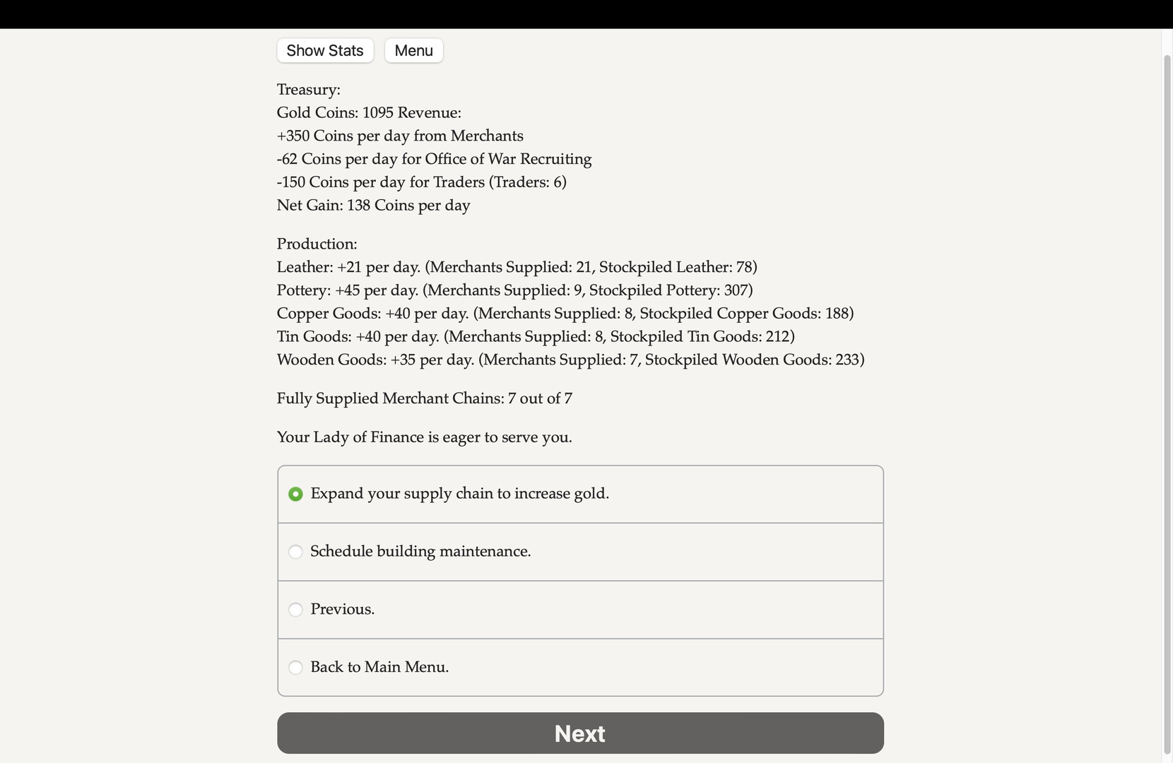 Daria: A Kingdom Simulator Demo #6