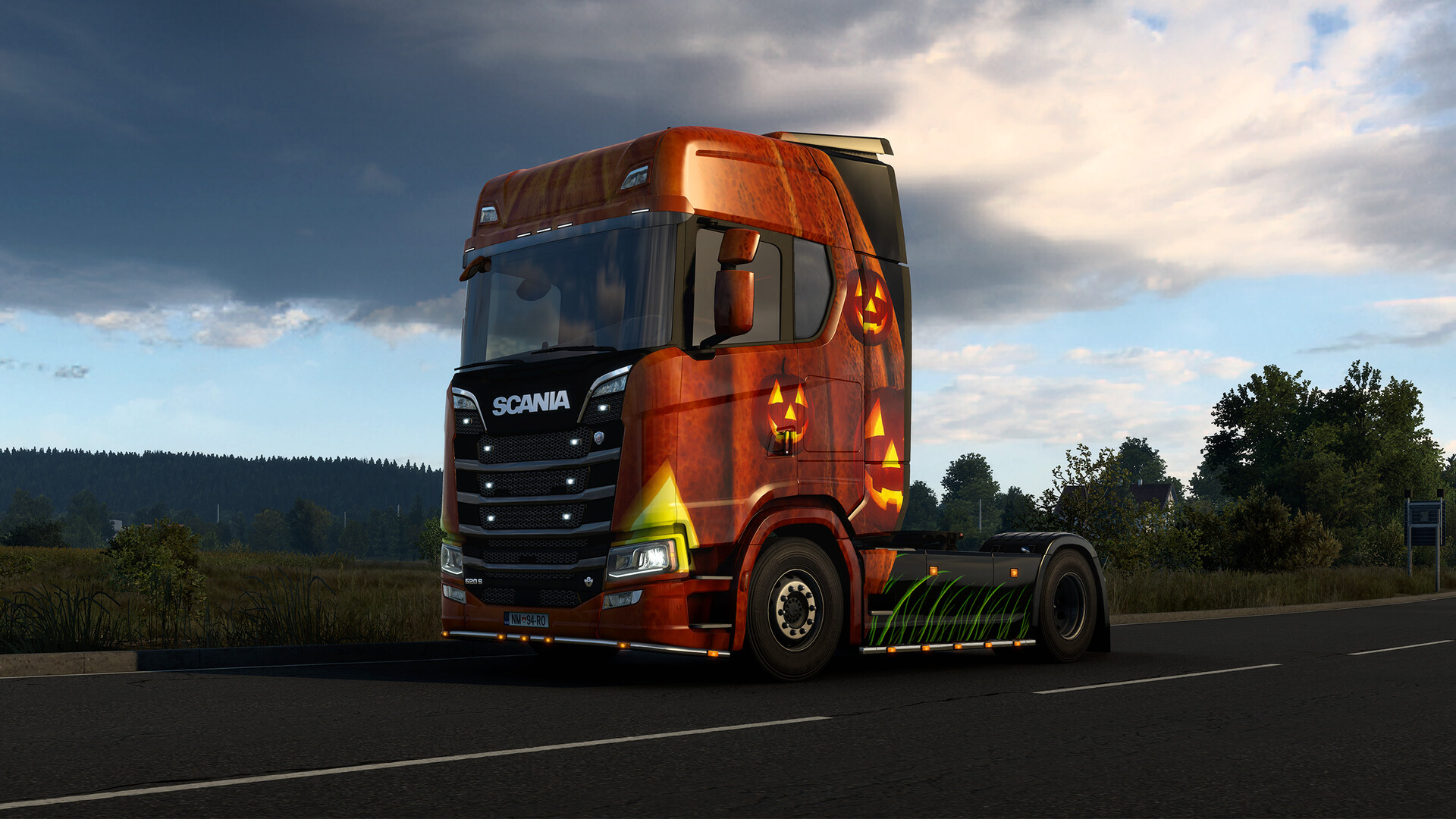 Euro Truck Simulator 2 - Halloween Paint Jobs Pack Featured Screenshot #1