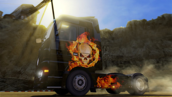 скриншот Euro Truck Simulator 2 - Halloween Paint Jobs Pack 2