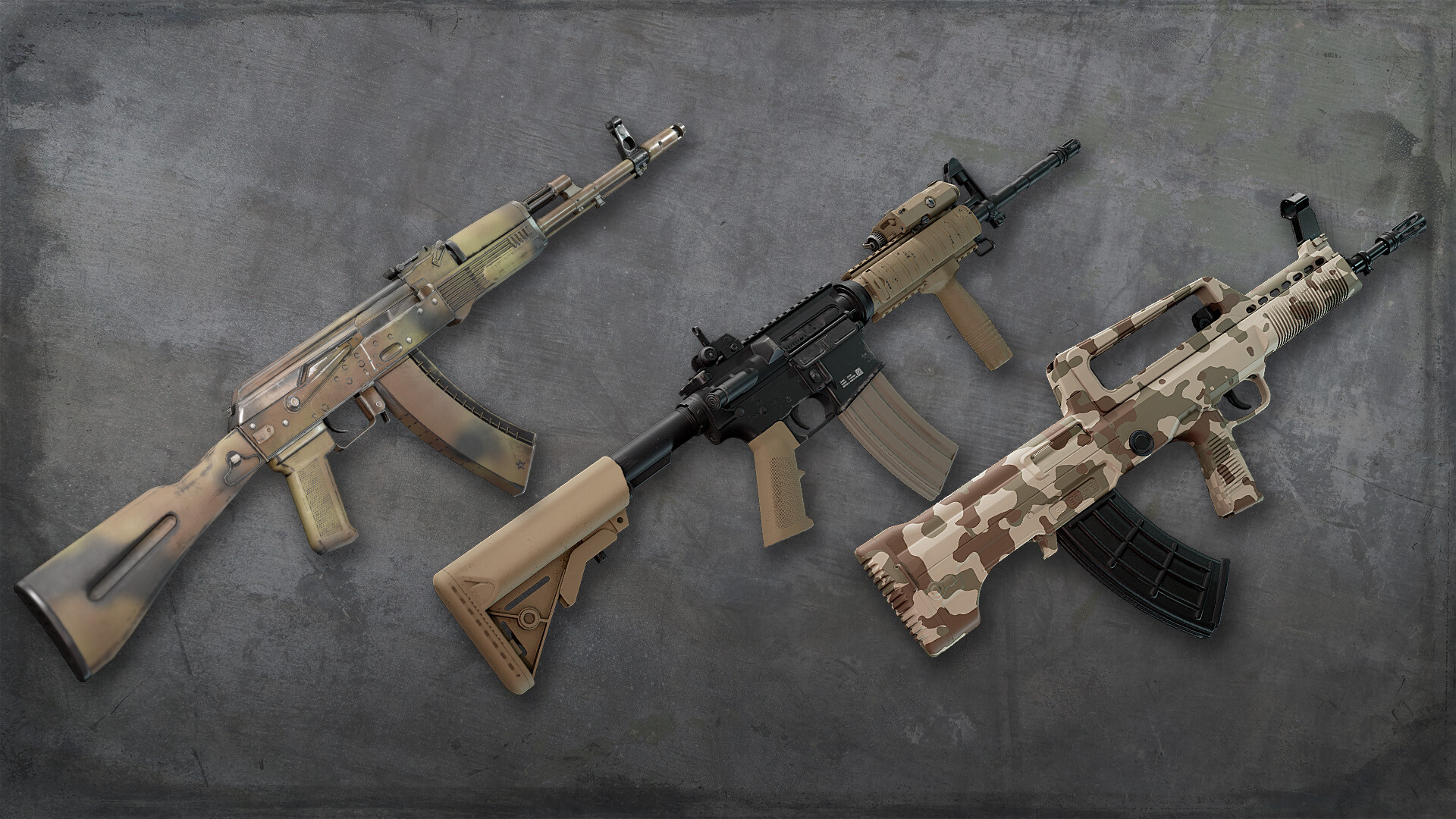 Squad Weapon Skins - Desert Camo Pack #0