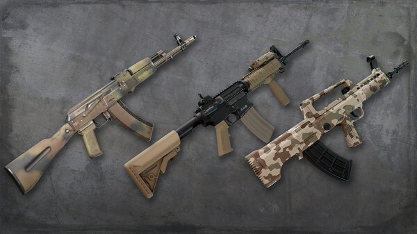 Squad Weapon Skins - Desert Camo Pack