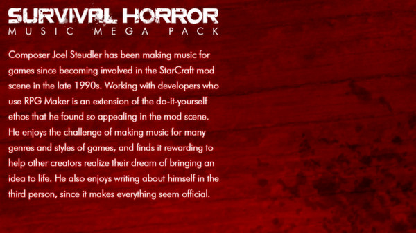 скриншот RPG Maker: Survival Horror Music Pack 3