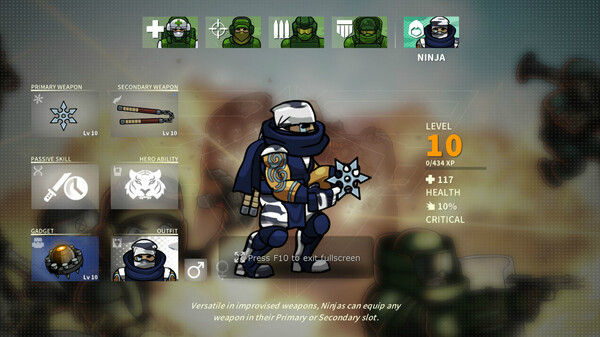 Strike Force Heroes Ninja Class for steam Strike Force Heroes Ninja Class for steam