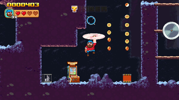 Скриншот из Timberman: The Big Adventure