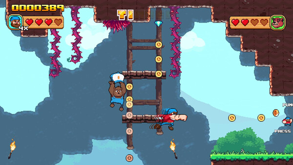 Скриншот из Timberman: The Big Adventure
