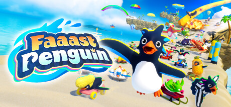 Steam header art for Faaast Penguin