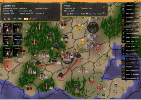 скриншот Dominions 4: Thrones of Ascension 4