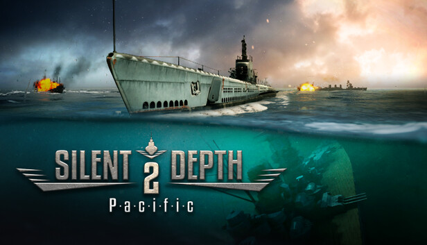 Imagen de la cápsula de "Silent Depth 2: Pacific" que utilizó RoboStreamer para las transmisiones en Steam