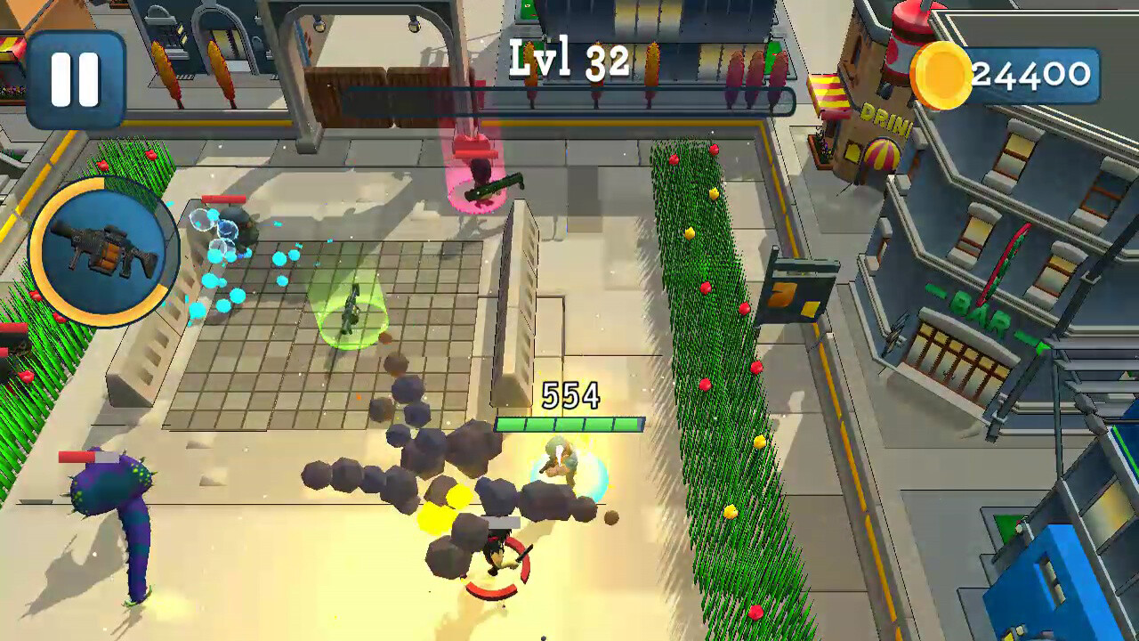 Rogue City: Casual Top Down Shooter screenshot 1