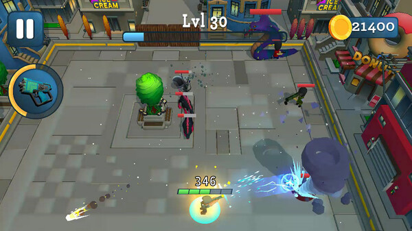 Скриншот из Rogue City: Top Down Shooter