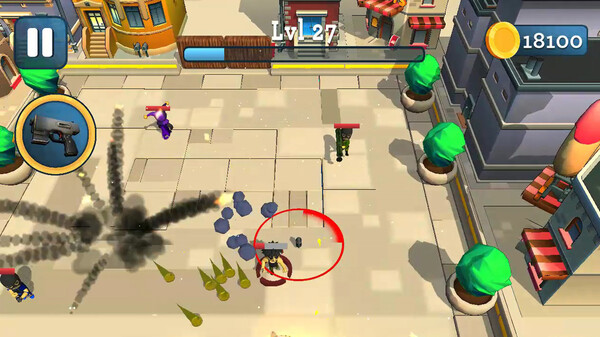 Скриншот из Rogue City: Top Down Shooter