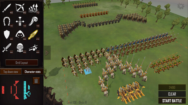 Скриншот из Warlords Battle Simulator