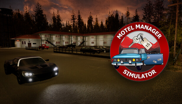Imagen de la cápsula de "Motel Manager Simulator" que utilizó RoboStreamer para las transmisiones en Steam