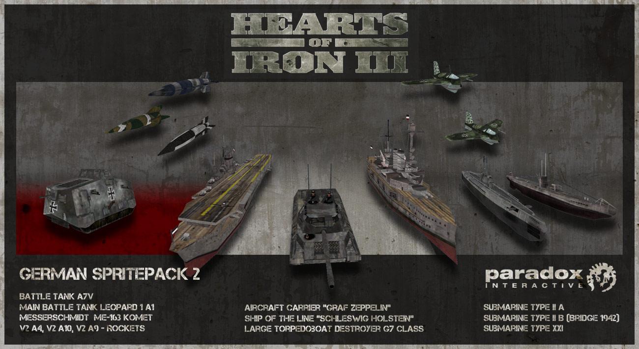Hearts of Iron III DLC: German II Spritepack Featured Screenshot #1