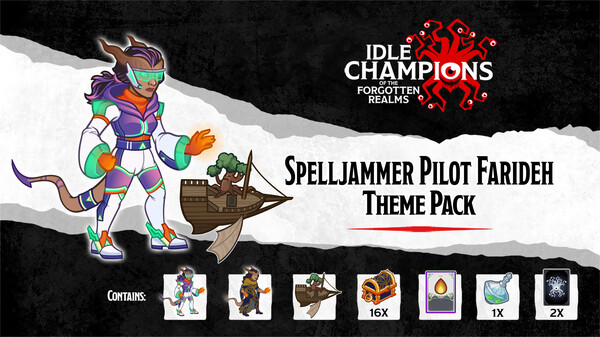 Idle Champions - Spelljammer Pilot Farideh Theme Pack