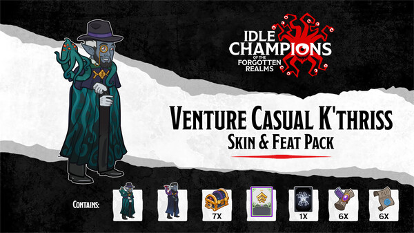 Idle Champions - Venture Casual K'thriss Skin & Feat Pack