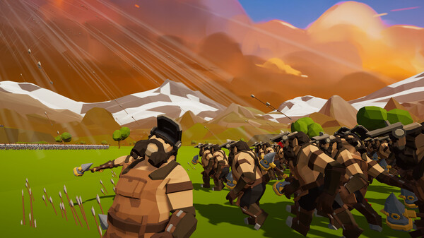 Скриншот из Polygon Fantasy Battle Simulator