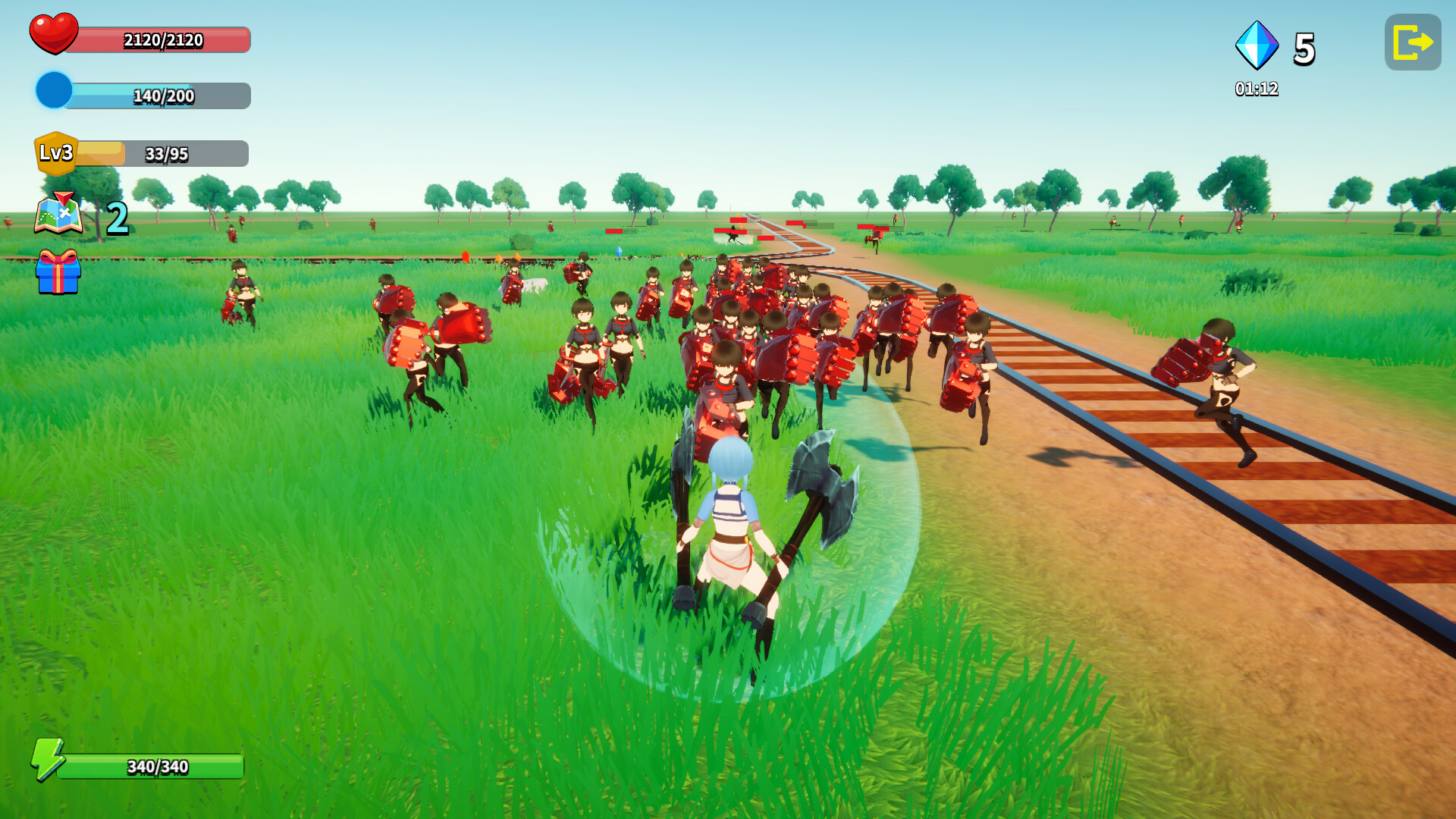 Railway fugitive on steam