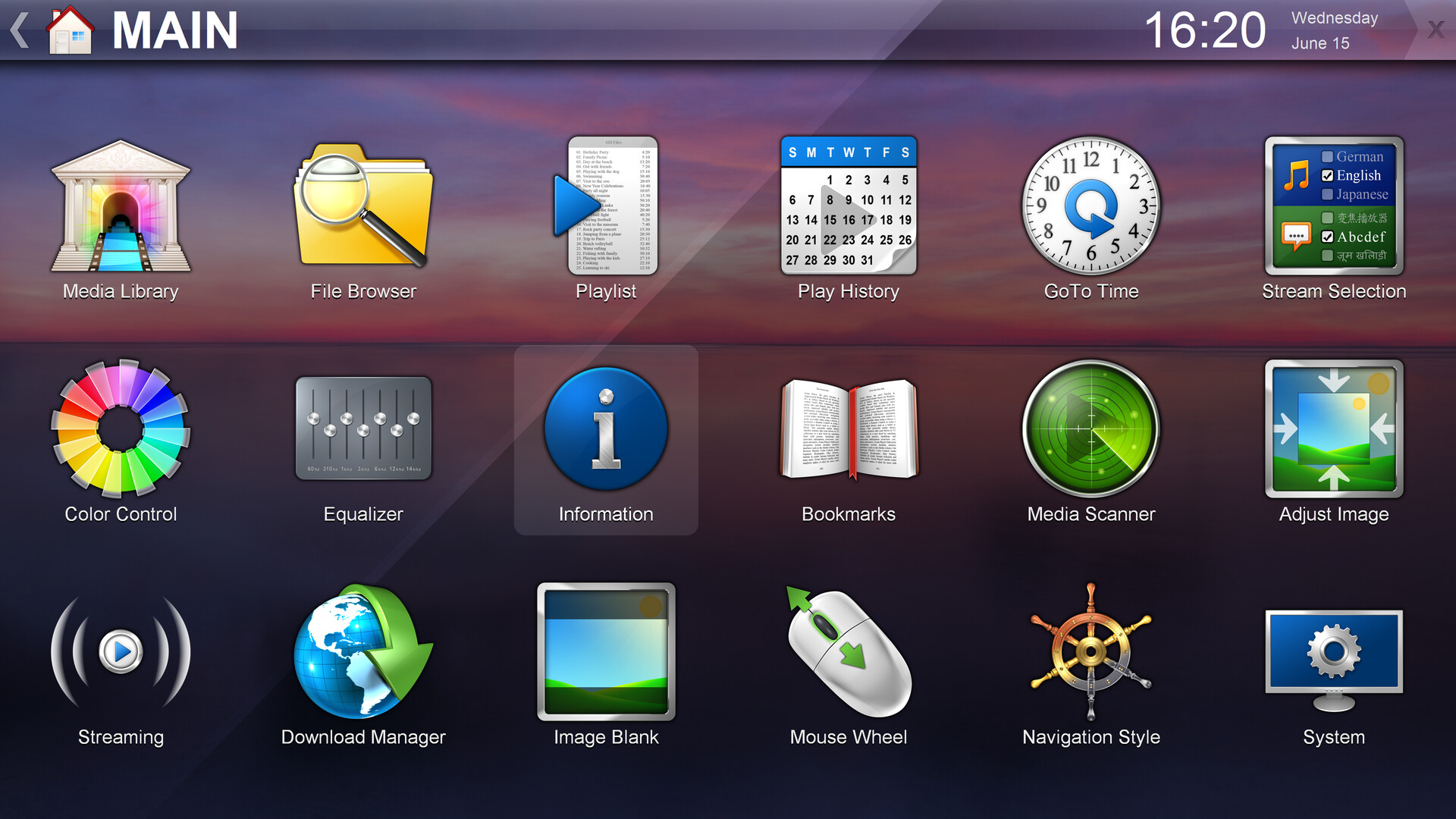 Zoom Player 4K/8K Skins Pack #7