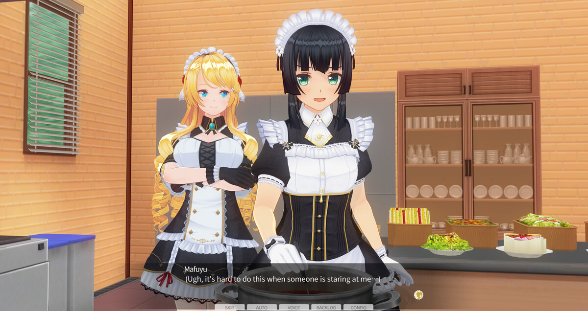 CUSTOM ORDER MAID 3D2 Overbearing and preppy girl maid GP-01 on Steam