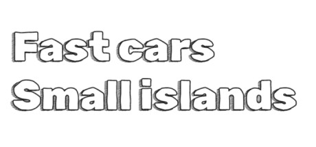 Fast Cars Small Islands Cover Image