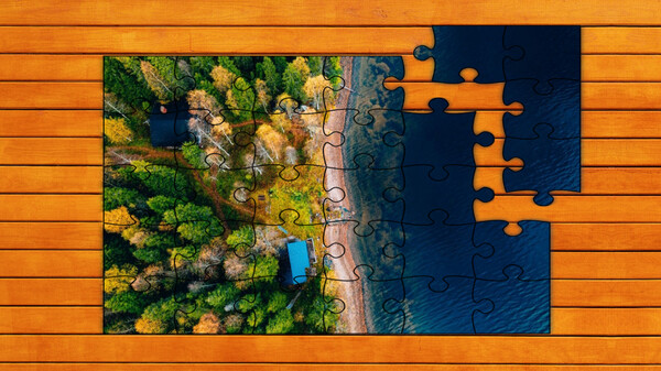 Скриншот из Aerial Nature Jigsaw Puzzles