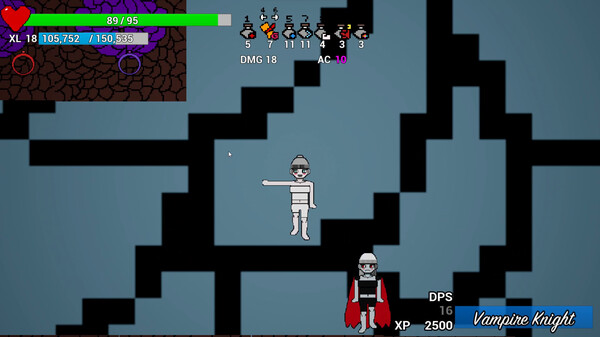 Скриншот из Pixel Dungeon Girl