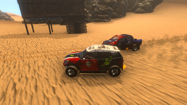 Extreme Rally Raid game for Linux 1
