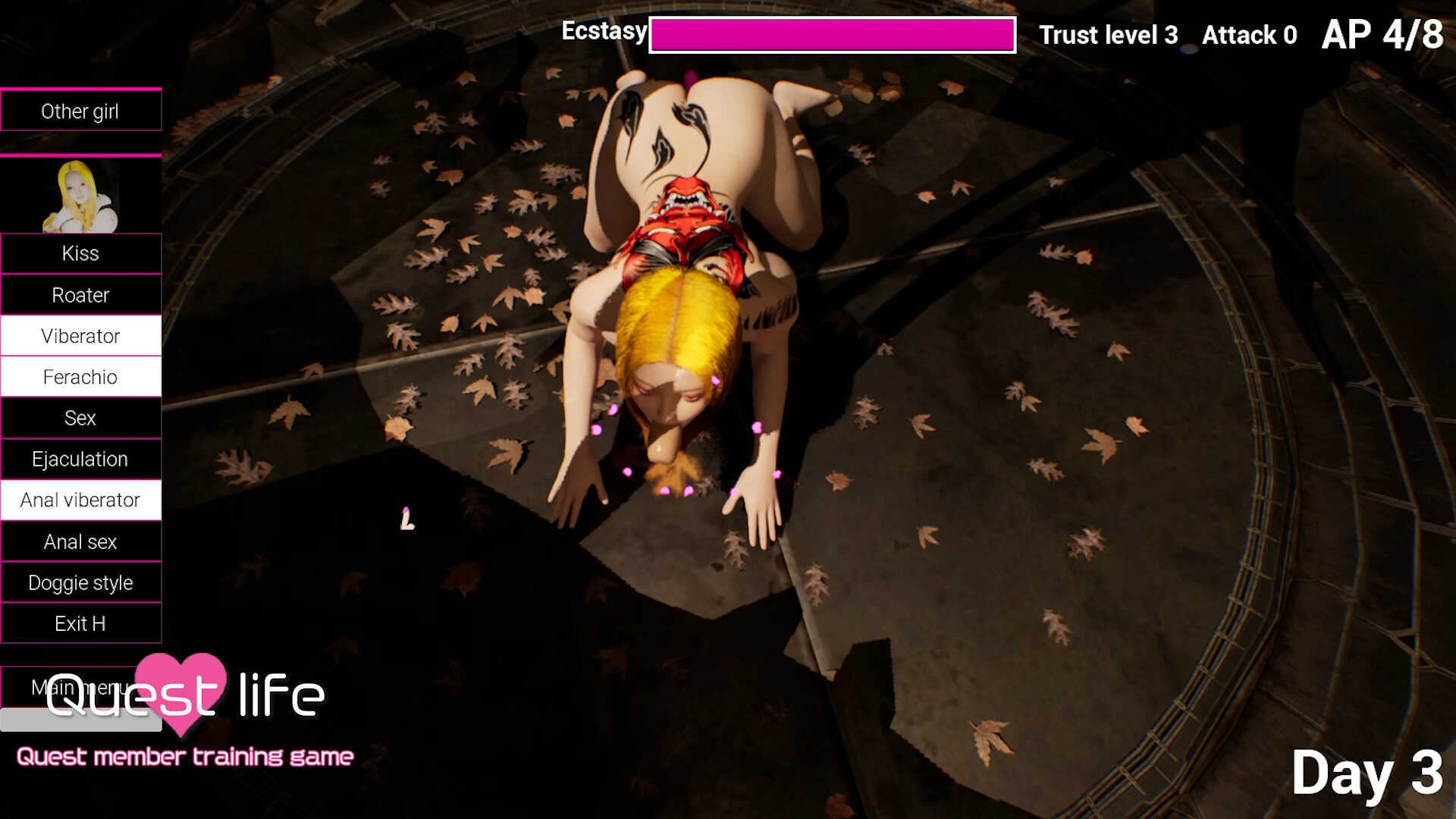 Quest Party Life - Kumiko and Doggie style pack. PC gameplay screenshot 2 of 12