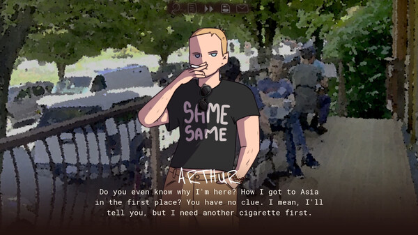 Скриншот из Stamped: an anti-travel game