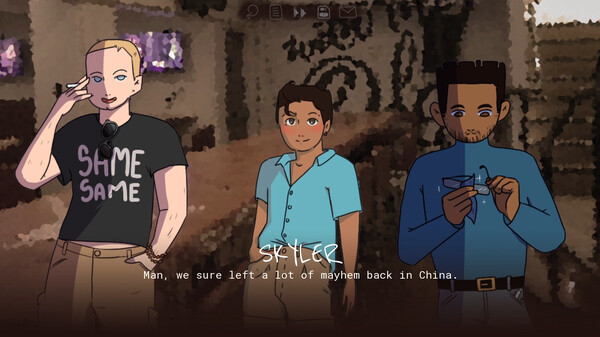 Скриншот из Stamped: an anti-travel game