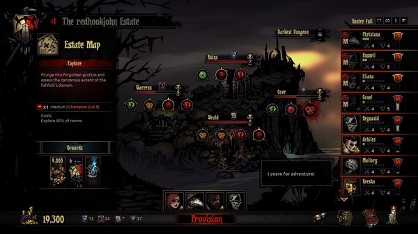 Darkest Dungeon скриншот