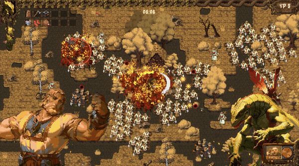 Скриншот из Древние Ящеры Против Русов: Битва за Гиперборею