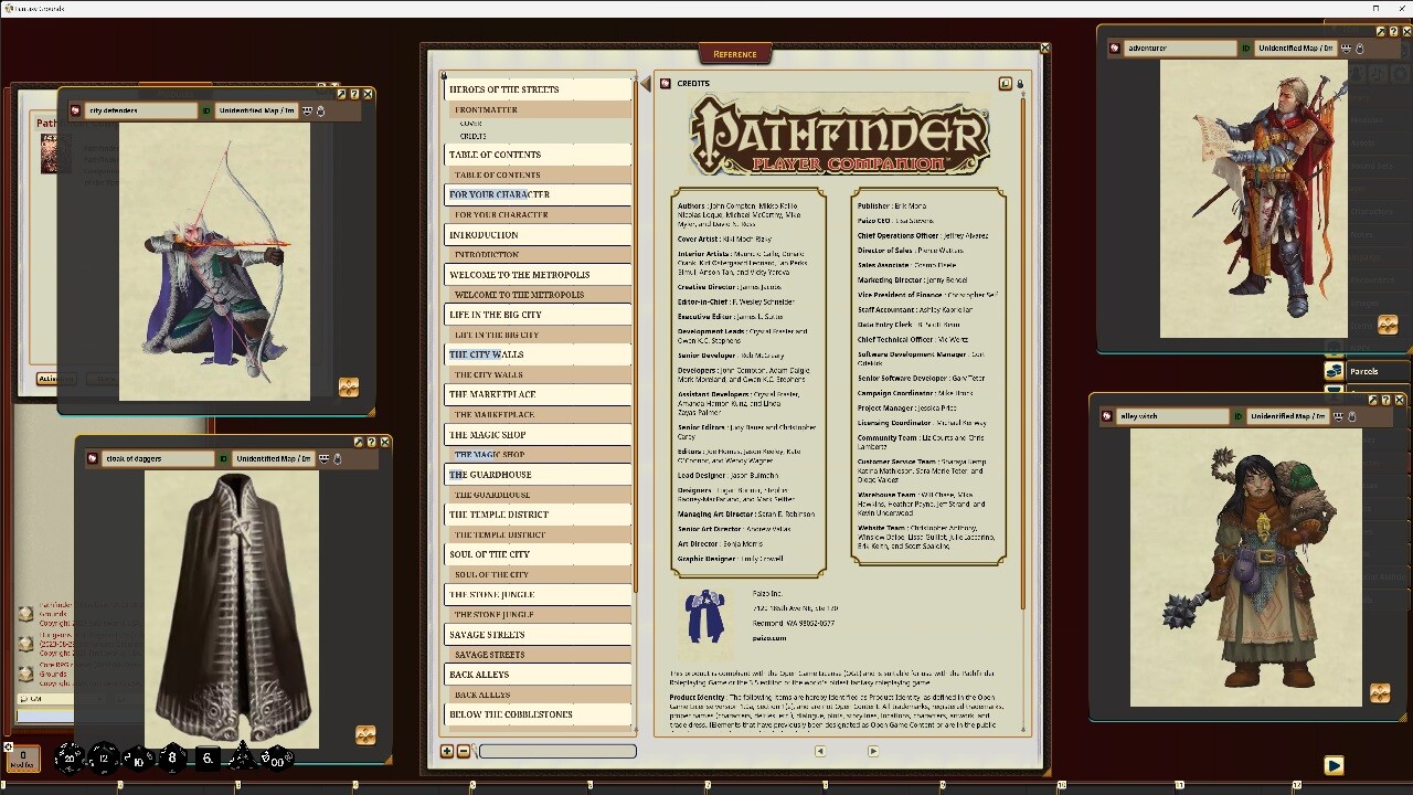 Fantasy Grounds - Pathfinder RPG - Pathfinder Companion: Heroes of the Streets #3