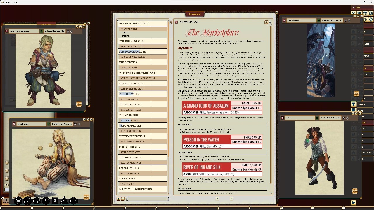 Fantasy Grounds - Pathfinder RPG - Pathfinder Companion: Heroes of the Streets #4