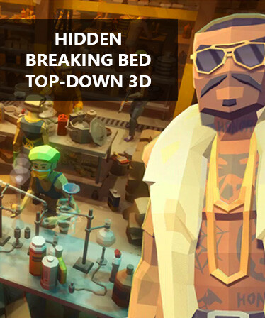 Hidden Breaking Bed Top-Down 3D