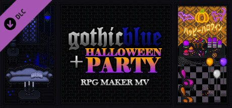 RPG Maker MV - Gothic Blue Halloween Party