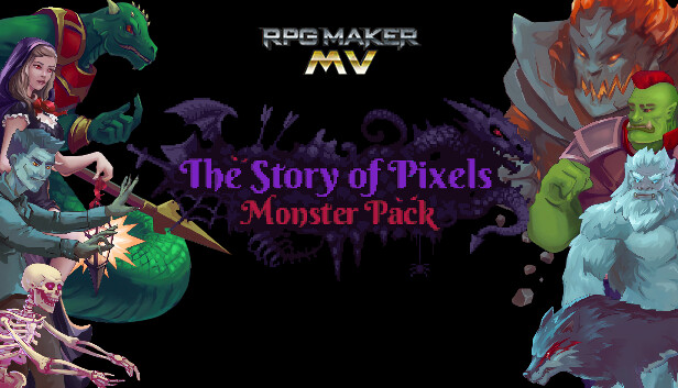 RPG Maker MV : Completely Black Sprites & Creepy Monsters