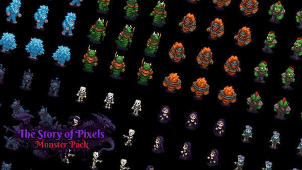RPG Maker MZ - The Story of Pixels - Monster Pack for steam