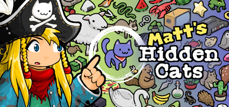 Steam header art for Find Matt's Cats