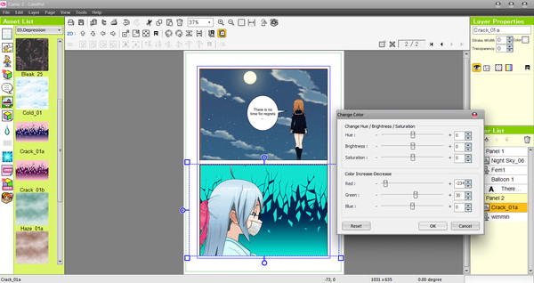 Manga Maker Comipo-游戏截图