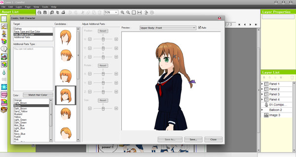 скриншот Manga Maker Comipo 2