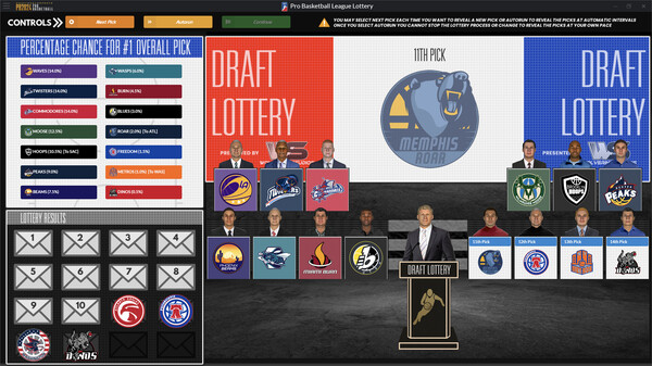 Скриншот из Draft Day Sports: Pro Basketball 2024