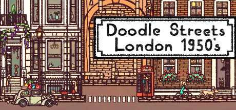Doodle Streets: London 1950's Cover Image