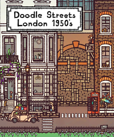 Doodle Streets: London 1950's