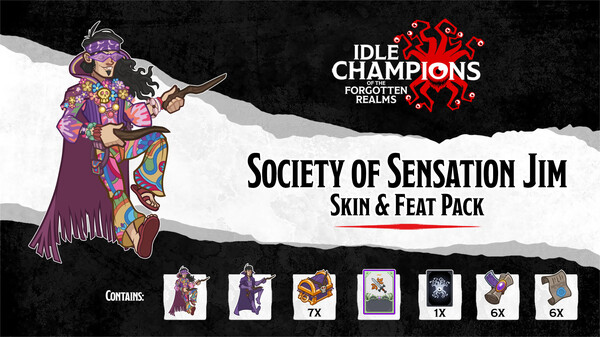 Idle Champions - Society of Sensation Jim Skin & Feat Pack for steam Idle Champions - Society of Sensation Jim Skin & Feat Pack for steam