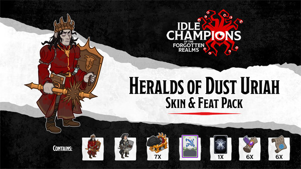 Idle Champions - Heralds of Dust Uriah Skin & Feat Pack