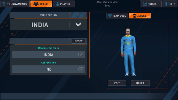 Real Cricket Mod Creatorfor windows and Linux 1